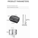 Stainless Steel Lunch Boxes Bento Box Without spoons and chopsticks
