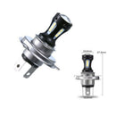 H4 DC 12-24V Motorcycle LED Beam Headlight Head Light Lamp Bulb 18SMD 30 PGP
