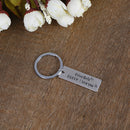 Creative Keychain Letter "Drive Safe Daddy I Love You" Father's Day Keyring G BX