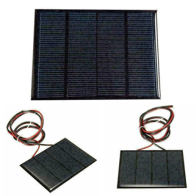 1.5W 12V Mini Power Solar Panel Small Cell Phone Module W/ I4T1 DIY Charger U0B4