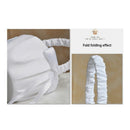 Romantic Bowknot White Satin Wedding Ceremony Party Flower Girl Basket B9G6