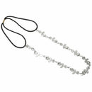 Hair Headband Elegant Elastic Headband with Rhinestones Flowers for Women - G1U5