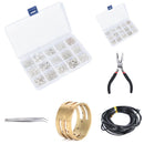 Lobster Clasps Tools Craft Jewelry Making Kit Pliers 15 Slots Wires Metal  k_3C