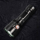Portable Outdoor Camping Hiking Flashlight USB Chargeable Super Bright Q2V2