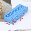 Dental measuring block endodontic file holder ruler autoclavable tools M&E