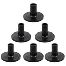 8pcs Long Cymbal Sleeves with Flange Base for Drum Set Percussion Instrument