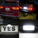 2PCS Universal 6-SMD LED License Plate  Light Lamps For Truck SUV Trailer VanOZ