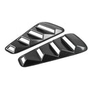 for Ford Mustang 1/4 Quarter Carbon Style Side Window Louvers Scoop Cover V