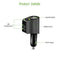 Hy10 3.1A 3 Usb Fast Charging Car Phone Charger Adapter With Volmeter Cigar L3Z3