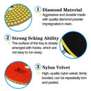 4 Inch Diamond Polishing Pads Set Wet/Dry Polishing Kit for Granite Stone C