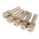 10 Pieces Low Pressure Quick Connect Nozzle 6mm Mist Nozzle Irrigation Tool
