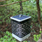 Waterproof LED Solar Lamp Flickering Smokeless Flameless Candle Flame Lamp