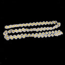 2 Colors Daisy Flower Lace Trim Ribbon Embroidered Flower Wedding Applique