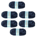 6x Chenille Yarn 130Yards Soft Knitting Yarn - Sewing Material DIY Crafts