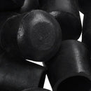 Rubber Chair Table Furniture Feet Leg Cap End Tip 22mm Dia 50pcs Black M3U6