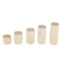 5 Pack Wooden Ring Jewelry Display Organizer Storage for Wedding Decor Gifts