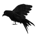 2PCS Artificial Decorative Birds Realistic Raven for Home Garden Lawn Decor