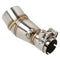 Motorcycle Exhaust Muffler Middle Pipe for Kawasaki Z250 Ninja 250R 300 #JT1