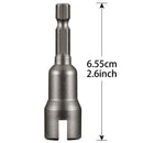 4Pcs Power Wing Nut Driver Set,Slot Wing Nuts Drill Bit Socket Wrenches Too W9W1