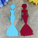 Vivid Fishtail Skirt Woman Metal Die Cutting Dies Scrapbooking Embossing SP