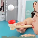 Classic Wooden Game Floating Ball Blow Pipe & Balls Blowing Educational Toys