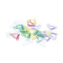 24 PCS Foot Shape Paper Clips Creative Interesting Bookmark Clip Memo Clip