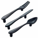 Door handle 3-handle kitchen handle - black T9M8