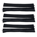 3 Pairs Removable Elastic Protectors Office Armchair Armrest Covers Black