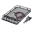 RC Car Roof Luggage Carrier, RC Car Roof Rack Metal Luggage Bracket with 6pcs