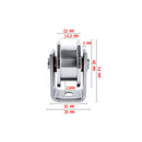 Stainless H-Shape Bearing Fixed Pulley for Guide Wheel/Sliding Door Newest Use