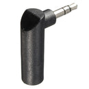 Right Angle 3.5mm Male To Female Stereo Plug Adapter Adaptor Convertor L Sh