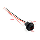 2x T10 W5W 168 194 Car Socket Connector Extension LED Bulbs Wedge Light Base New