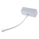 Telephone US RJ11 Male to Dual US RJ11 Female Plug Cable Adapter
