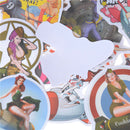 12Pcs Sexy Beauty Girls Graffiti Stickers Luggage Skateboard Laptop Stickers  â„–[