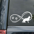Dachshund Dog Car Styling Stickers Vinyl Decals Window Graphics (White) A