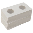 100 Coin Collection Holders Storage Operated Pocket Coin Cardboard Case Box