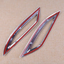 Rear Fog Light Chrome Molding Cover Trim fit for 2011-2014 Hyundai Sonata i45 YF