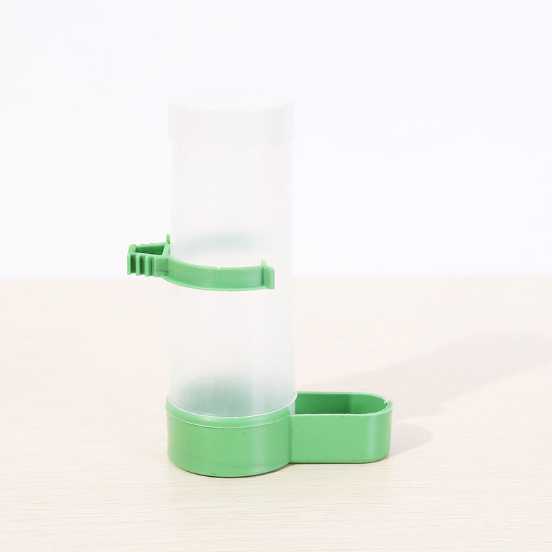 Plastic squirrel bird seed water feeder tube garden indoor outdoor green&whiteLJ