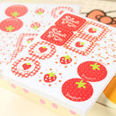 24 Pcs Strawberry Scrapbook Paper Stickers DIY Crafts Decoration 3c