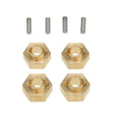 Pack of 4 1:24 RC Aluminum Alloy 3mm Brass Hex Adapter for Axial SCX24 AXI90081