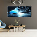 Diamond Painting Blue Planet Above Sea DIY Full Round Wall Picture 60x30cm