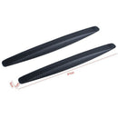 2 Black Carbon Fiber Texture Anti-rub Protecto Car SUV Bumper Edge Guard StriJ&k