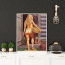 5D Diamond Painting Back View Full Round Rhinestone Picture Home Wall Decor