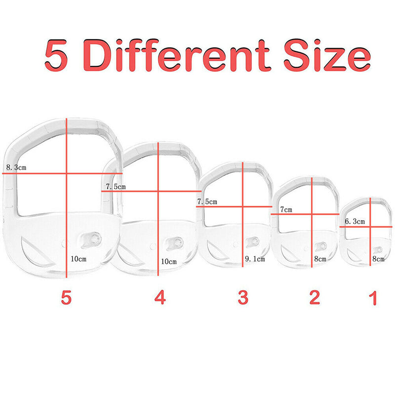 5x/lot Beard Comb Hairbrush Symmetric Cut Salon Mustache Beard Styling Templa Gw