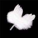 Infant Newborn Boy Girl Fairy Feather Pure white Angel Wings Decor OZ