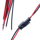 10pcs 2Pin Wire Lead Battery Connector Adapter LED Strip Connectors Cable 10cmLJ