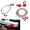 4PCS RC Rock Crawler 1:10 Tow Hook+Trailer Rope+Steel Tow Chain for Traxxas Hsp