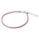 50 BRACELETS BRACELETS LEATHER ASSORTED COLORS 3mm