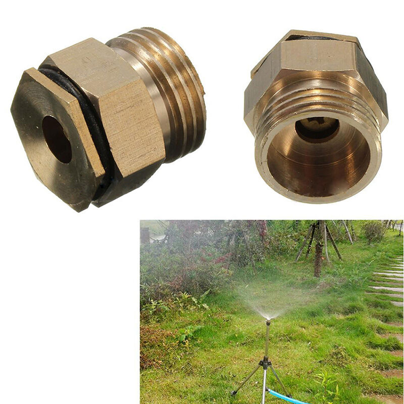 1/2" Brass 360Â° Adjustable Atomizing Lawn Mist Sprinkler Patio Spray Nozzle #