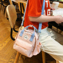 Animal Pattern Waterproof Backpacks Women Shoulder Crossbody Bags (Pink)